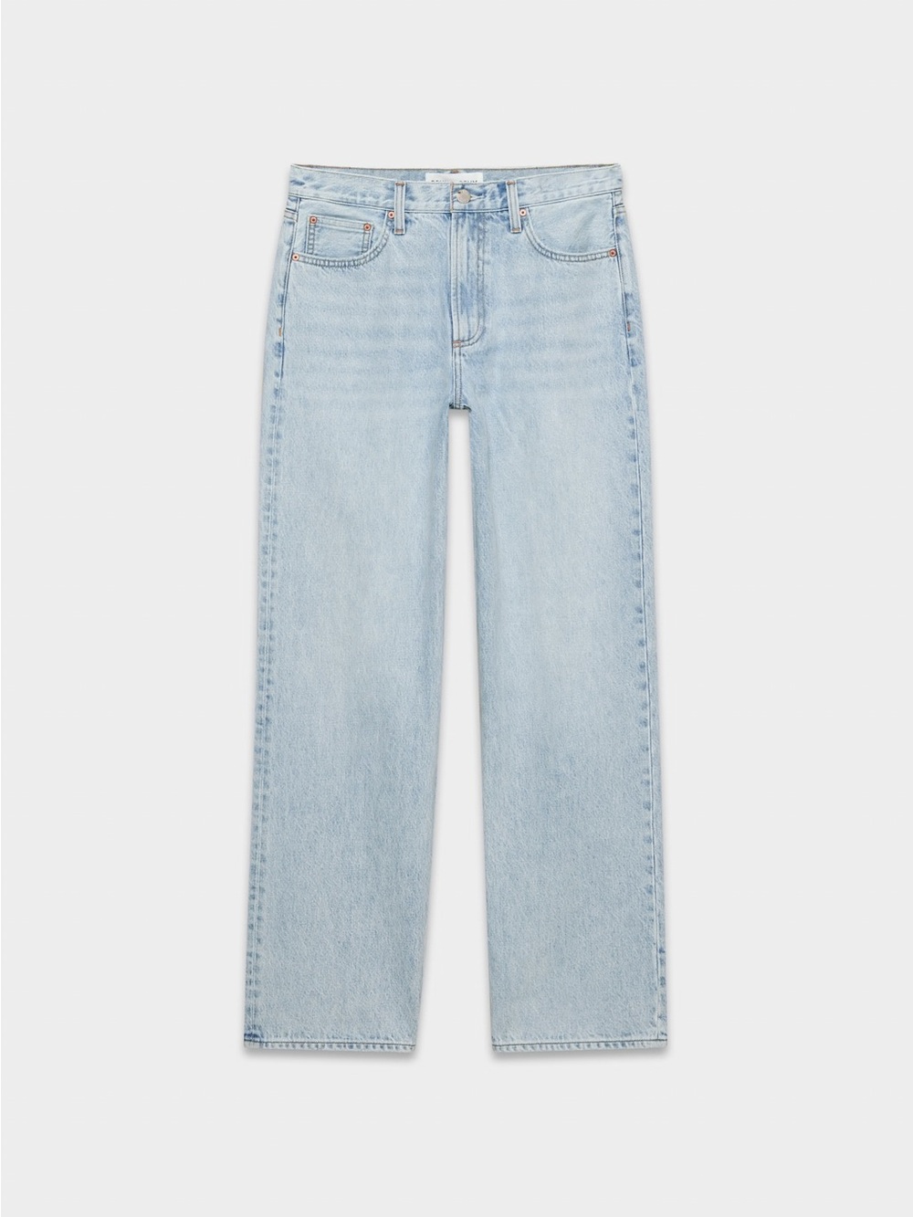 Aritzia Straight Leg Jeans - Light Wash Blue